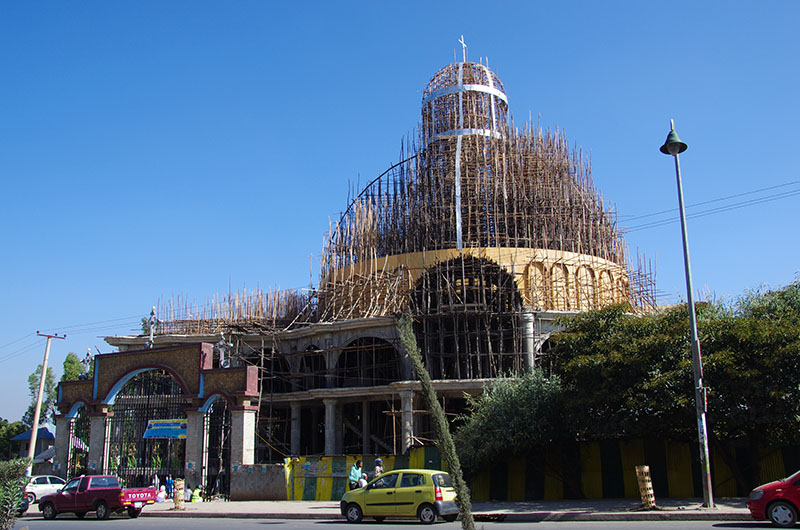 Addis Abeba- Eglise en construction