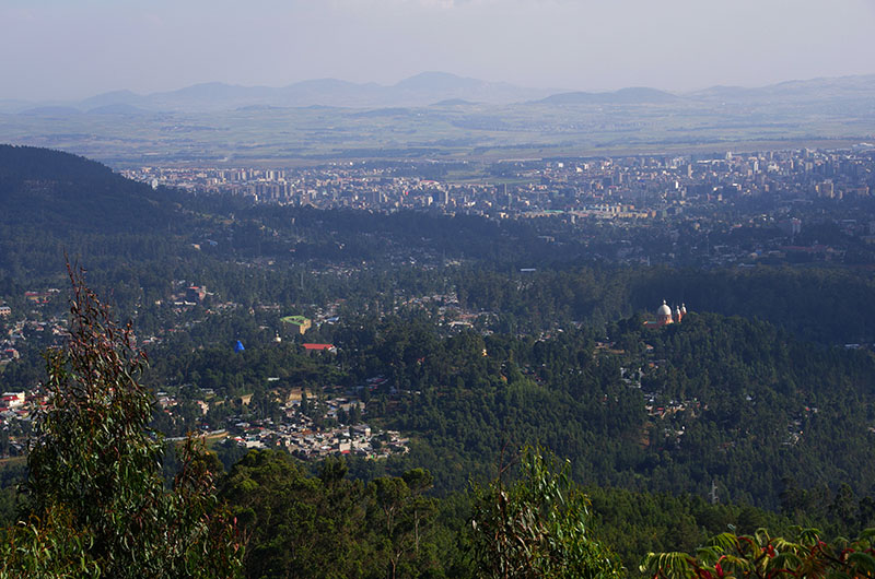 Addis Abeba - Vue de la colline d'Entoto