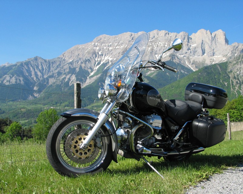 Hautes Alpes et Moto Guzzi