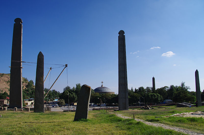 Aksoum - Stèles funéraires