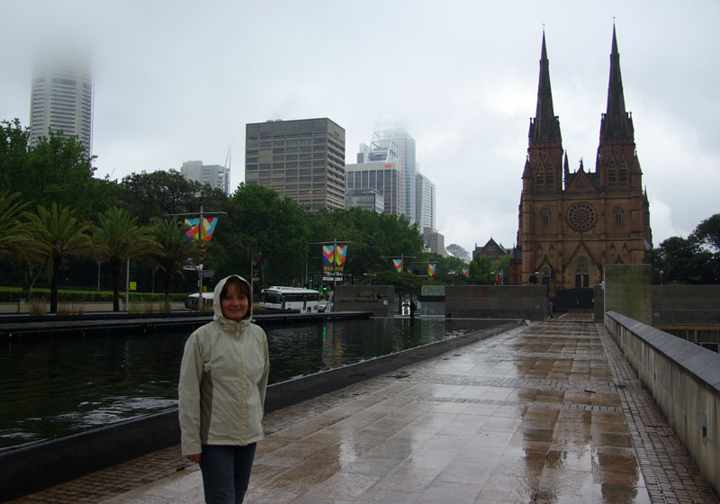 Sydney sous la pluie