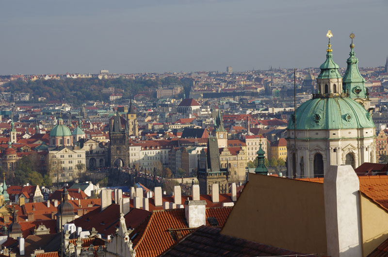 Vue sur Prague depuis Hradčany