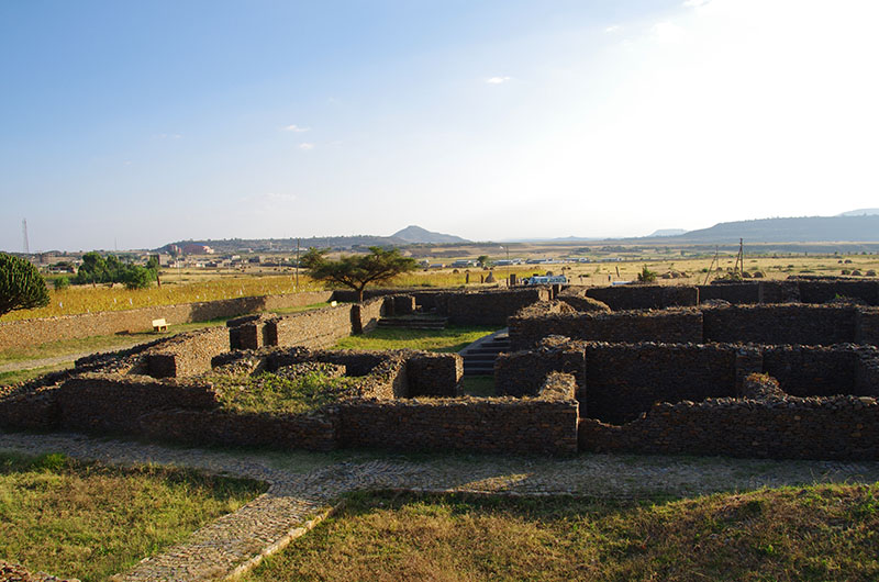 Aksoum - Ruine du chateau de la reine de Saba