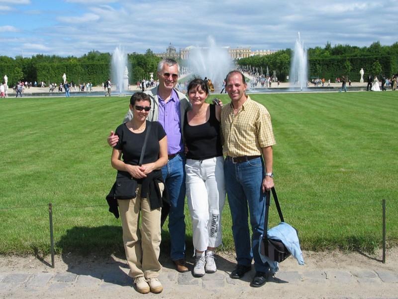 Versailles les jardins - Anne + Pierre et Madeleine + Christophe