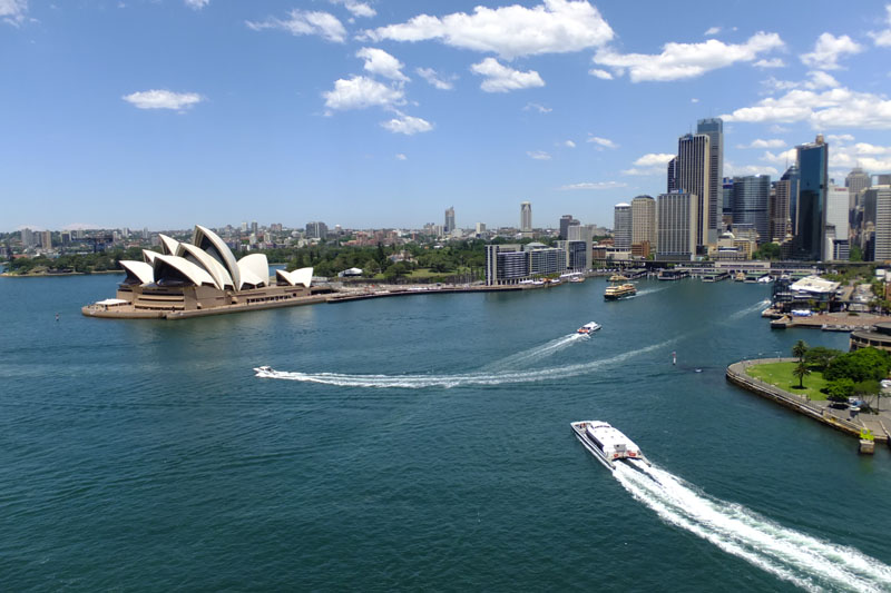 Sydney - Panorama de la Harbour bridge
