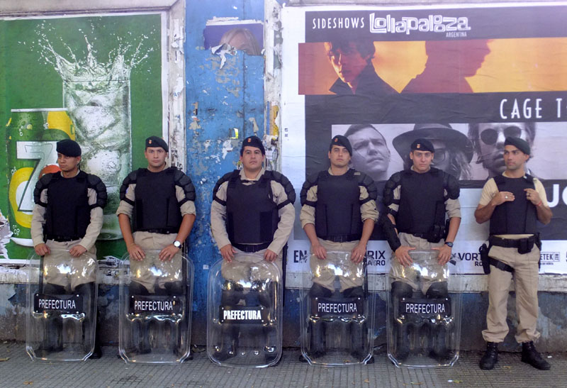 Buenos-Aires, présence policière à La Boca