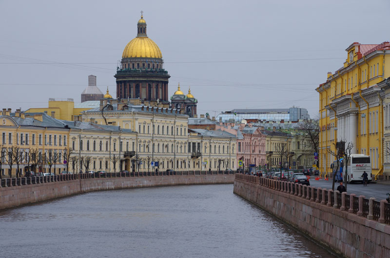 St Petersbourg - Le long des canaux