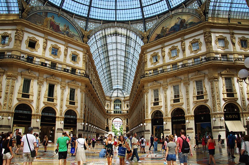 Milan gallerie Vittorio Emanuele II