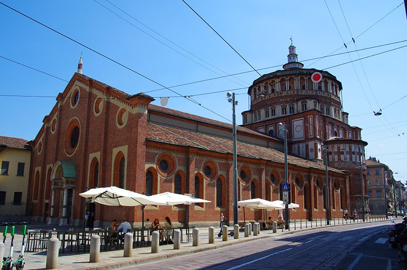 Milan église Santa Maria delle grazie