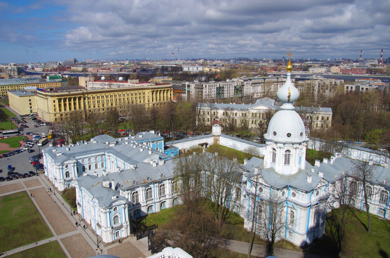 Couvent Smolny - Vue sur la ville