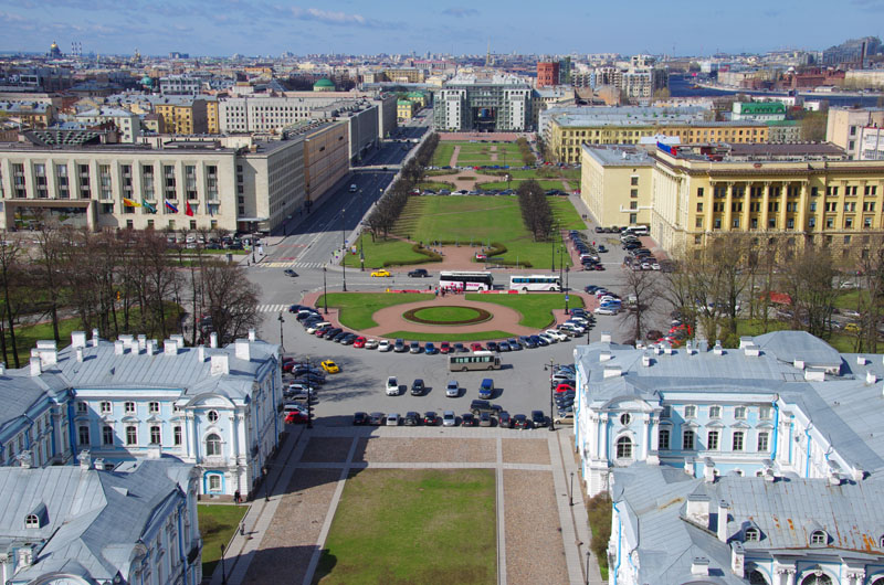 Couvent Smolny - Vue sur la ville