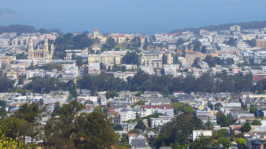 San Francisco - Vue des Twin peaks