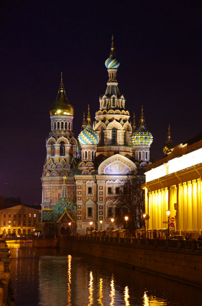 St Petersbourg by night - Eglise de la Résurrection