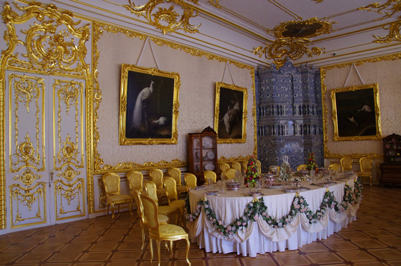 Tsarskoïe Selo  - Salle à manger