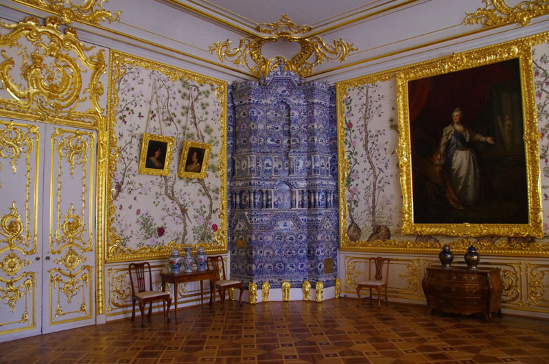 Tsarskoïe Selo  - Salon bleu