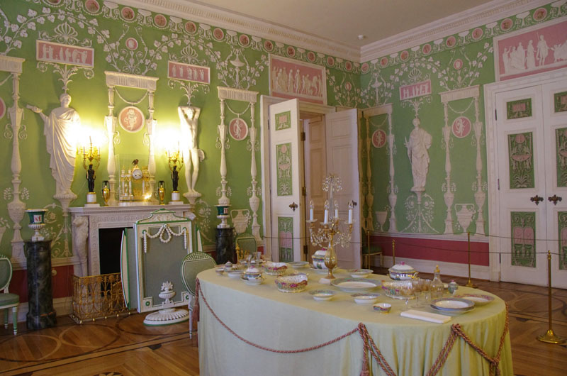 Tsarskoïe Selo  - Salle à manger verte