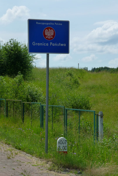 Frontière de la Pologne