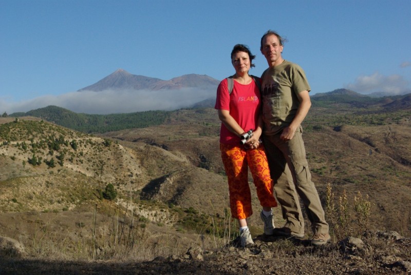 Madeleine et Christophe - Pico del Teide