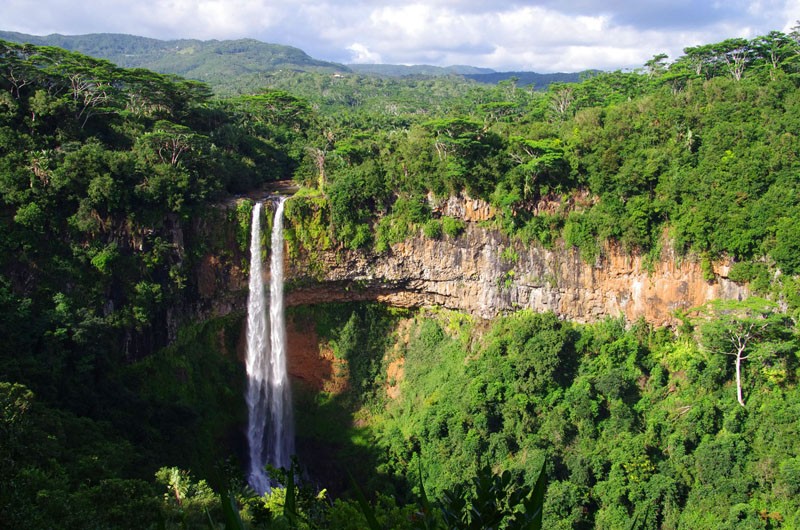 Chamarel cascade