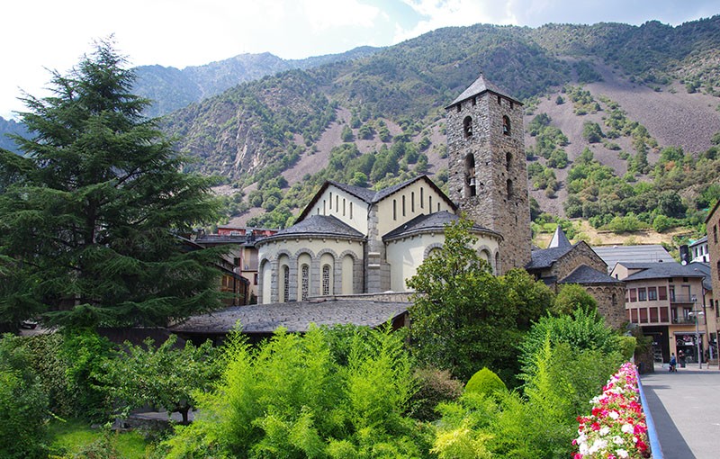 Andorre-la-Vieille  église Saint-Esteve