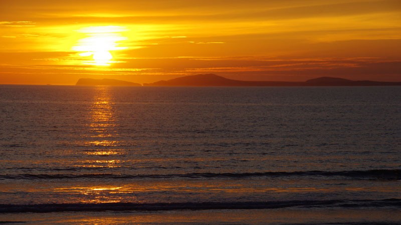 Broad Haven - coucher de soleil