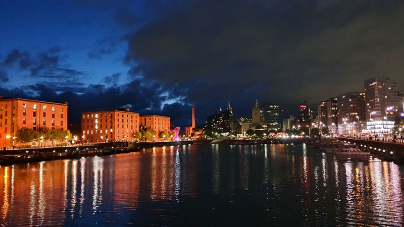 Liverpool by night