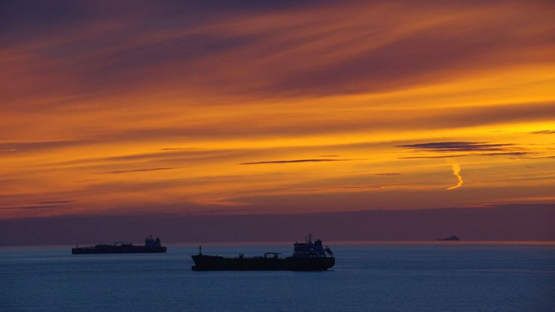 Broad Haven - coucher de soleil