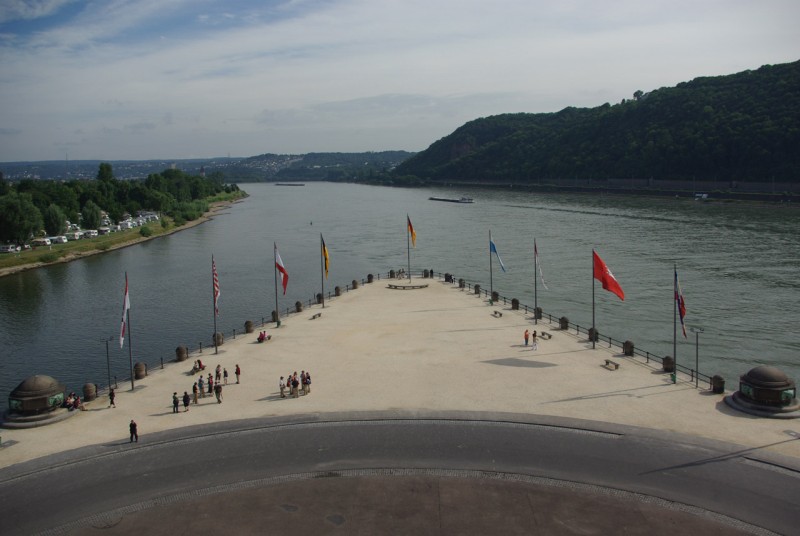 Confluent du Rhin et de la Moselle à Coblence