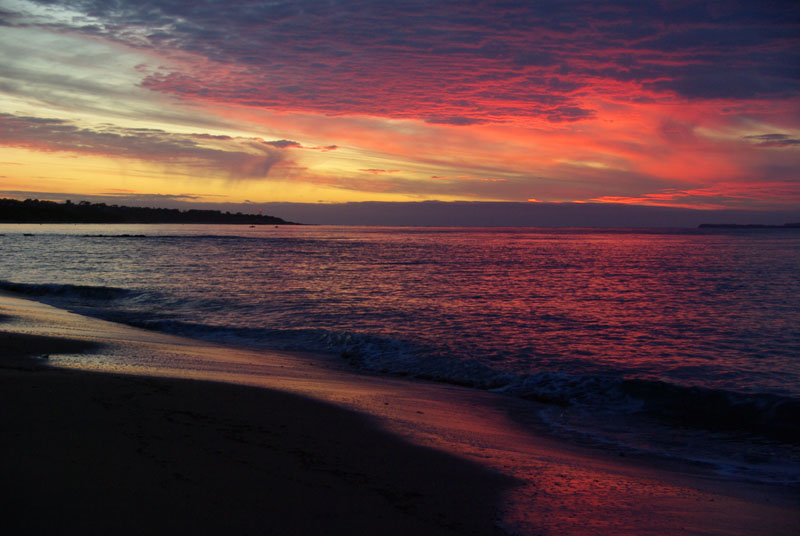 Phillip Island -  coucher de soleil