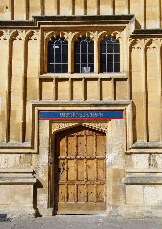 Oxford Bodleian bibliotheque