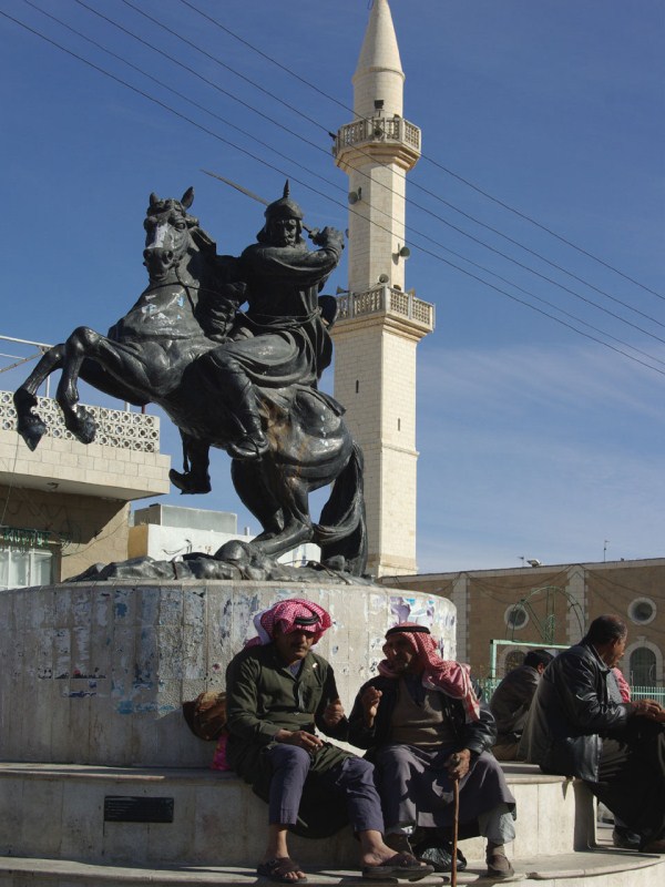 Kerak - statue de Saladin
