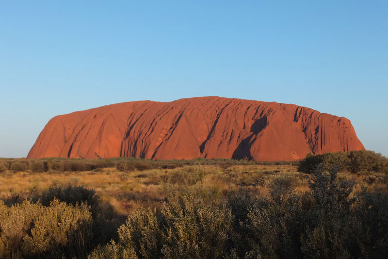 Uluru - Coucher de soleil