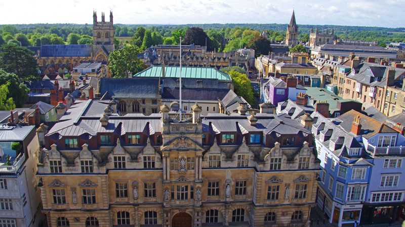 Oxford depuis la tour St Mary