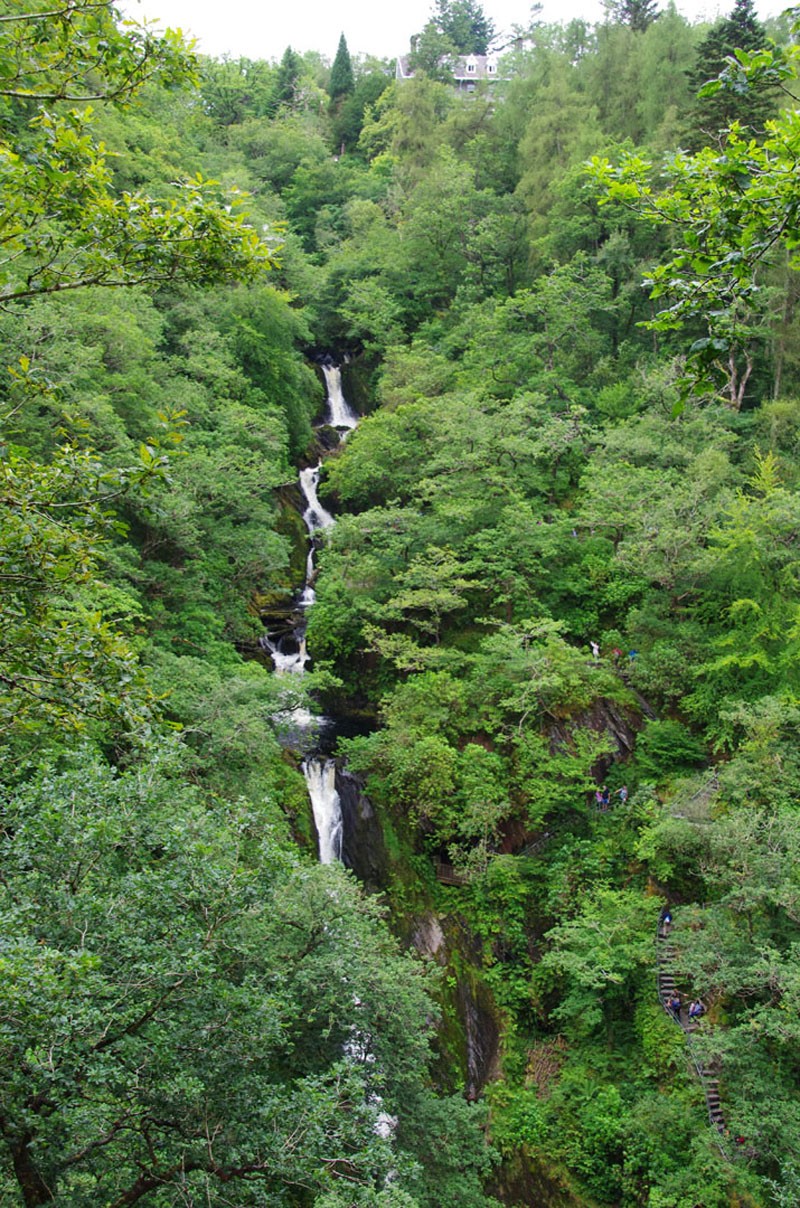 Devil's bridge waterfall