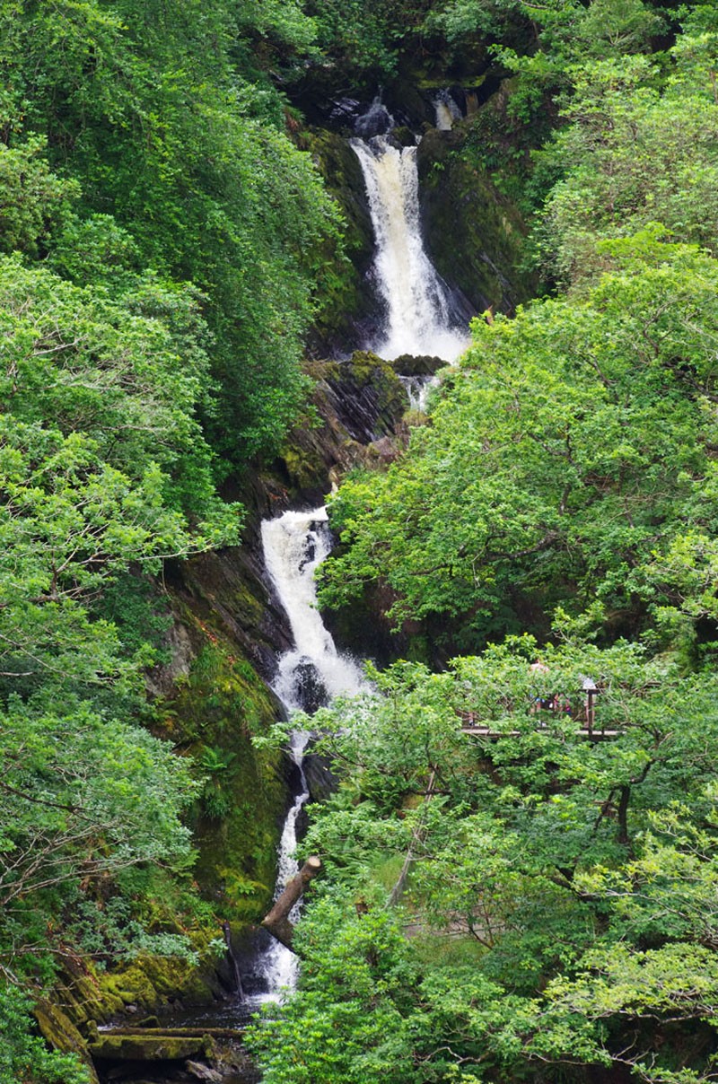 Devil's bridge waterfall