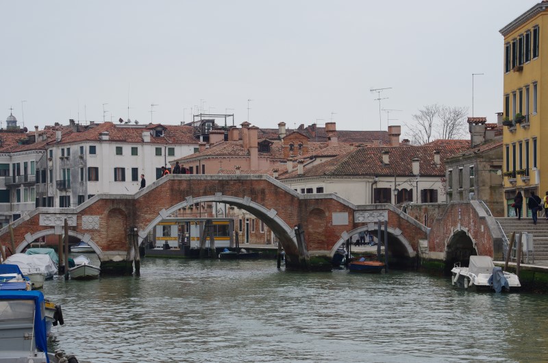 Quartier du Cannaregio - pont des 3 arches