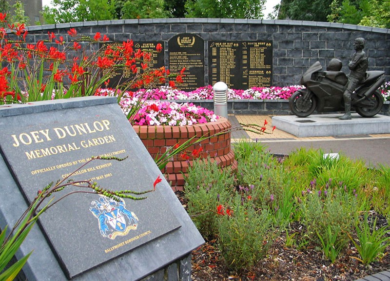 Joey Dunlop memorial Ballymoney