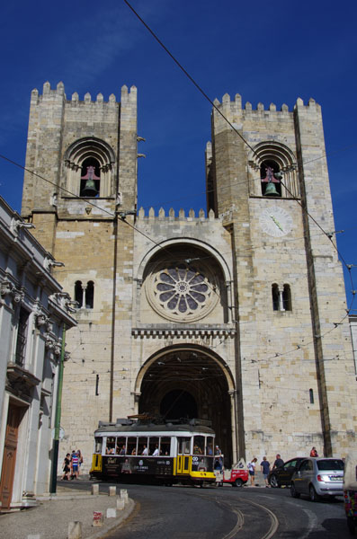 Lisbonne - Quartier de l'Alfama, cathedrale