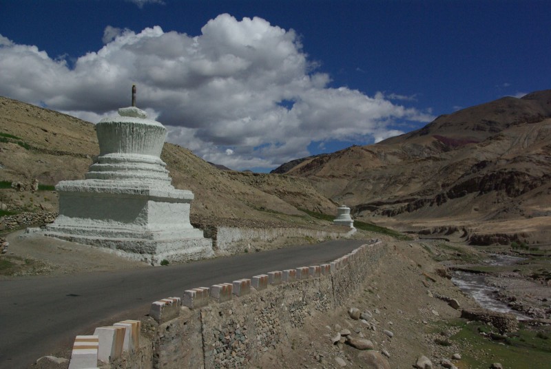Rumtse - Chortens (Stupas en Inde)