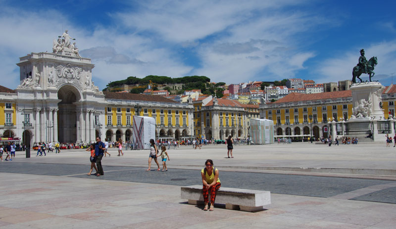 Lisbonne - Place du commerce
