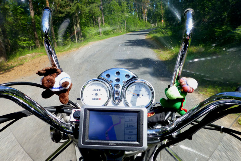GPS navigation sur les routes d'Estonie!