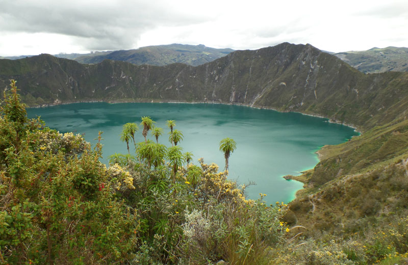Cratère et lac du Quilotoa