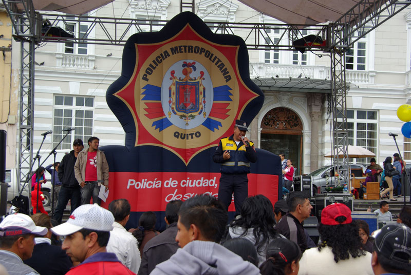 Quito - Fête de la police