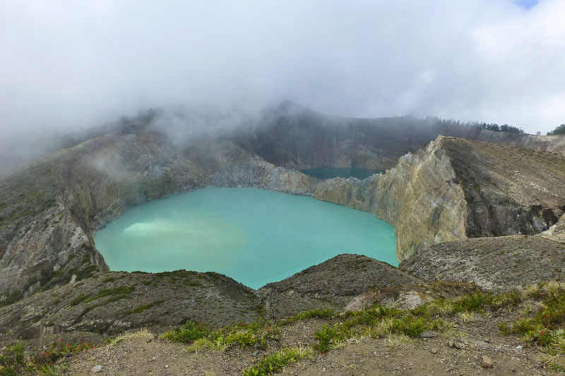 Kelimutu - les 3 lacs de cratères