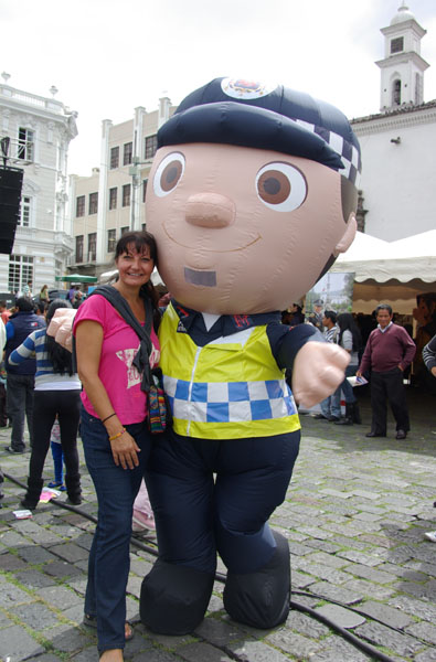 Quito - Fête de la police