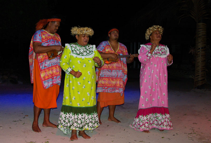 Chanteuses tahitiennes