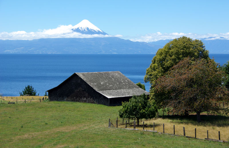 Lac Llanquihue et volcan Osorno