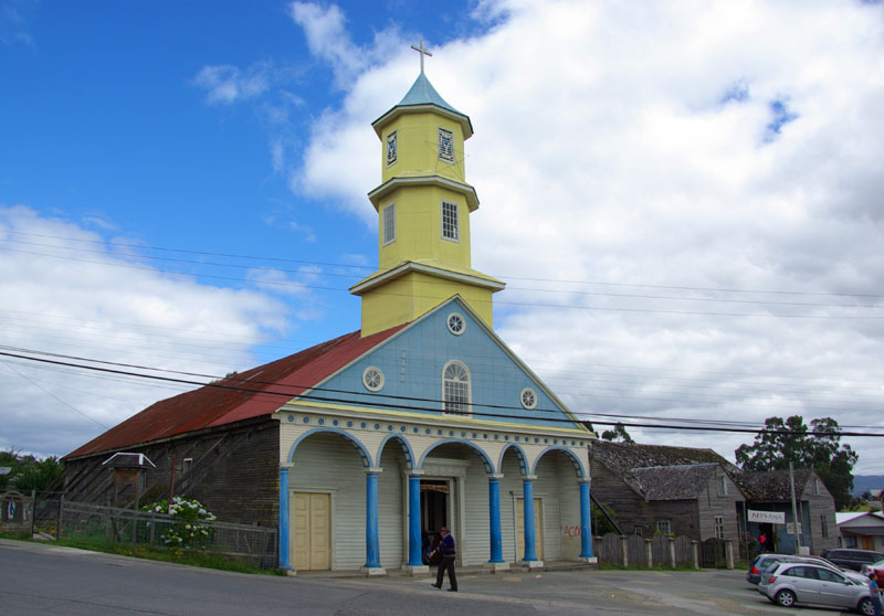 Chiloé - Chonchi, église en bois