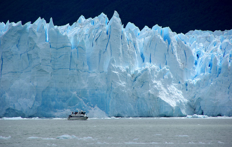Glacier Perito Moreno, hauteur 70m