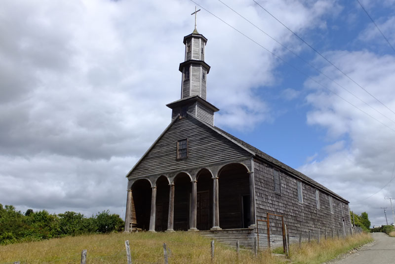 Chiloé - Villupulli, église en bois